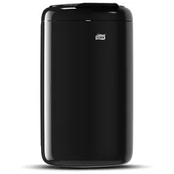Tork 5-liter trash can, black plastic