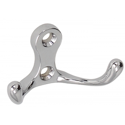 Vešiak do kúpeľne dvojitý s lesklým povrchom