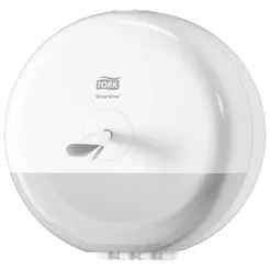 Mini rolka na toaletný papier Tork, biele ABS plast