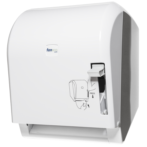 Zamykany na klucz naścienny pojemnik papierowych ręczników łazienkowych Faneco POP