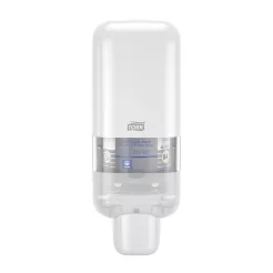 Dávkovač mýdla a dezinfekce Tork, bílý ABS plast