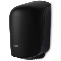 Katrin INCLUSIVE M plastic black paper towel dispenser for rolls