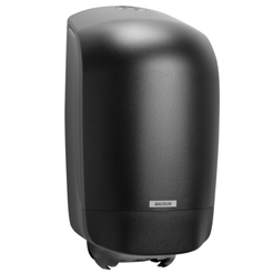 Katrin INCLUSIVE S plastic black paper towel dispenser for rolls