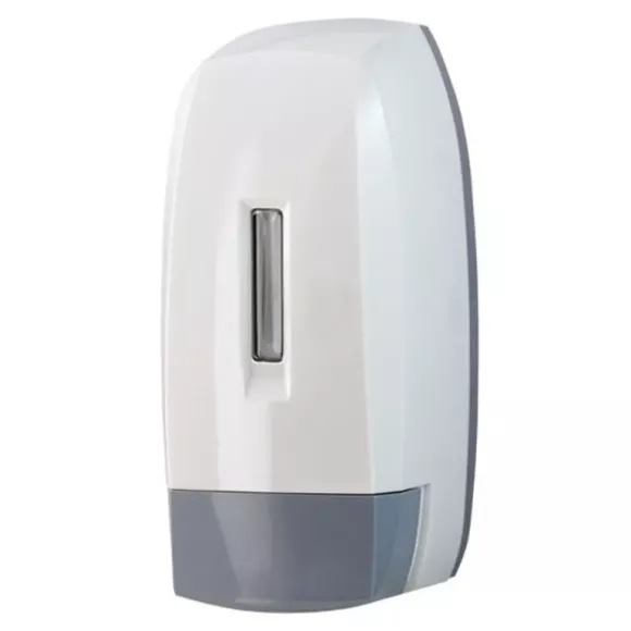 Dozownik mydła w płynie Sanitario 500 ml, białe tworzywo ABS