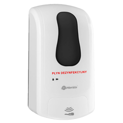 Automatischer Handdesinfektionsspender Merida ONE 1000 ml, weißes ABS-Kunststoff