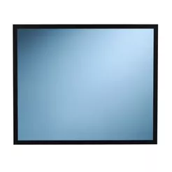 Badezimmer Spiegel Merida STELLA Black Line, Stahl schwarz 50 × 60 cm