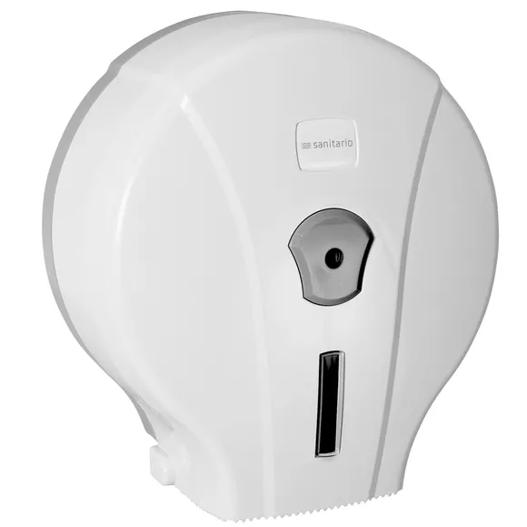 Toilettenpapierhalter Sanitario ESTE Midi, weißes ABS-Material