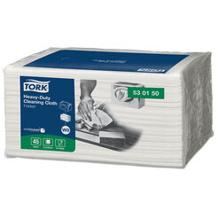 Multipurpose cloth Tork Premium 530 White folded