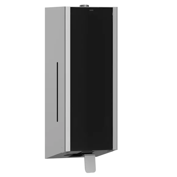 KWC Exos Liquid Soap Dispenser 800 ml, black stainless steel