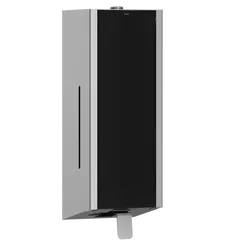 Dozownik do mydła w płynie 800 ml KWC Exos, stal kolor czarny