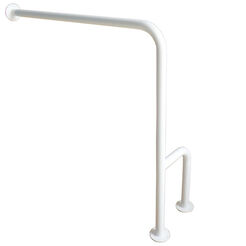 Grab bar for disabled white steel 80 cm R