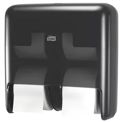 Dispensador para 4 rollos de papel higiénico sin mandril Tork OptiServe, material ABS negro