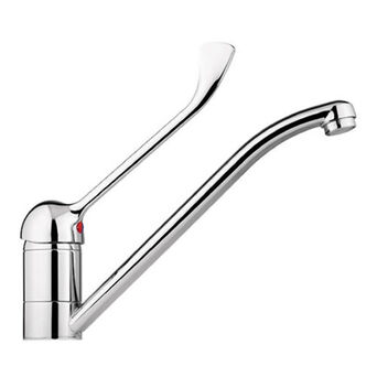 Long lever medical faucet