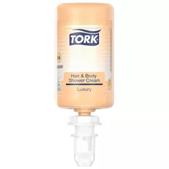 Tork shower gel for hair and body 1000 ml, amber scented