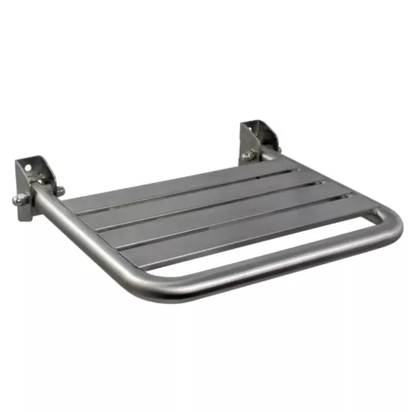 Faneco Folding Shower Seat, Matte Stainless Steel