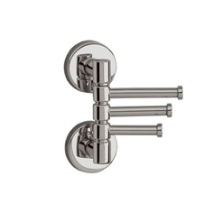 Vešiak do kúpeľne pohyblivý trojitý Merida L70 chróm