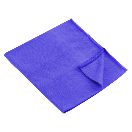 Ścierka do szyb z mikrofibry 38 x 40 cm niebieska
