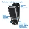 Dozownik do mydła i dezynfekcji z ramieniem dozującym Tork 564108 S4, czarne ABS – prezentacja produktu