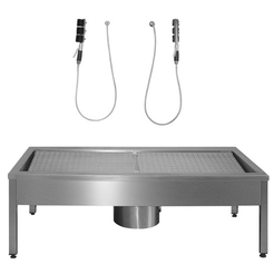 SIRIUS shoe cleaning device 600 x 500 x 2100 mm Franke