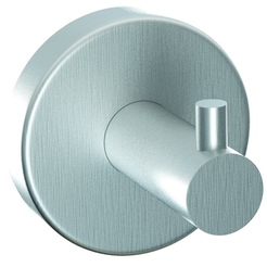 Vešiak do kúpeľne jednoduchý Nosorožec Merida mosadz chrómovaný matný