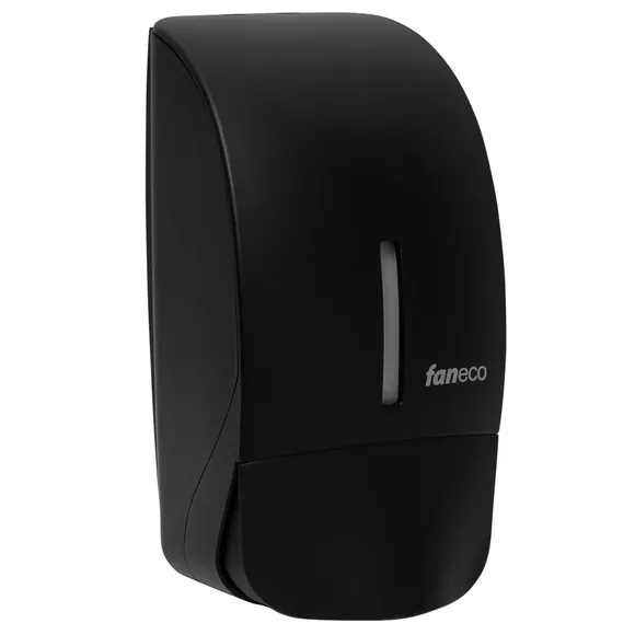 Dispensador de jabón colgante INOVA Sanitario 1 litro ABS negro