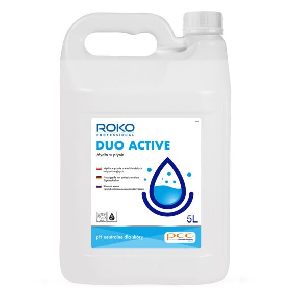 Mydło w płynie antybakteryjne Roko PROFESSIONAL DUO ACTIVE 5 litrów