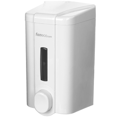 Flüssigseifenspender 1 Liter Faneco ECO, weißes ABS-Material