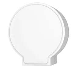 Dispensador de papel higiénico MIDI Sanitario, plástico ABS blanco