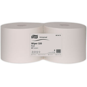 Paños de papel en mini rollos universales Tork 2 unidades. 2 capas 400,05 m celulosa blanca