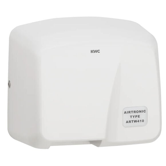 Hand dryer KWC 1800 W, white ABS plastic
