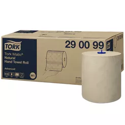 Toalla en rollo para manos Tork Matic 6 uds. 2 capas 150 m, papel reciclado marrón y celulosa