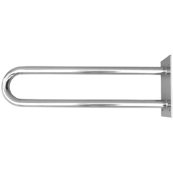 U-shaped grab bar for disabled ⌀ 32 70 cm polished steel