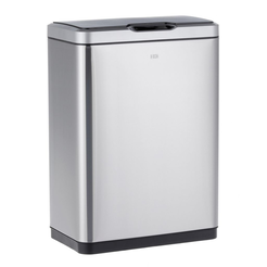 Automatic waste bin 45 liters Merida wide steel matt