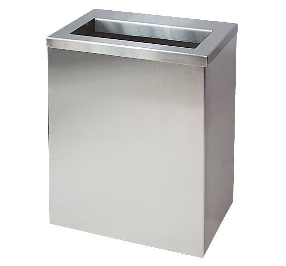 Koš na hygienické odpady 40 litrov, matná nerezová oceľ