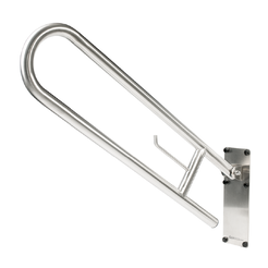 Barandilla abatible 600 mm Faneco, acero inoxidable mate
