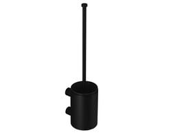 Závesná WC kefa Merida STELLA Black Line, oceľ čierna