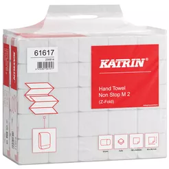 Papírový ručník ZZ Katrin Plus Zig Zag S 1 vrstva 4000 ks bílý makulatura