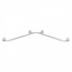 Angle shower grab bar for disabled SWB