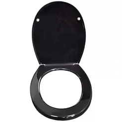 Faneco Black Toilet Seat ABS