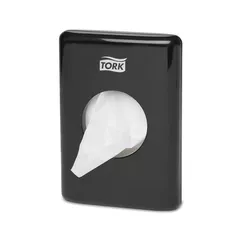 Tork sanitary bag dispenser, black ABS plastic