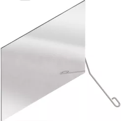 Schwenkbarer Spiegel für Behinderte LEHNEN rechts 600x45x450 mm