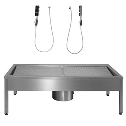 Zařízení na čištění bot SIRIUS - 2 stanoviště Franke