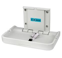 Wall-mounted foldable changing table for children and infants, gray plastic