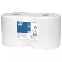 Papírové utěrky Tork Basic 2 ks 184 m, 2 vrstvy, bílá celulóza