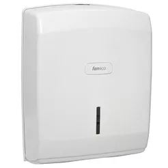 ZZ Towel Dispenser Faneco CALMA WHITE, white ABS plastic