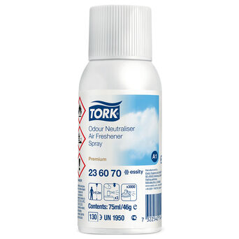 Neutralizador de olores en spray Tork sin fragancia 75 ml