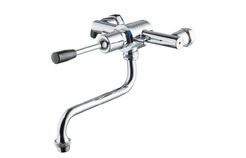 Časový umyvadlový bateriový kohoutek pro osoby se zdravotním postižením s míchačem 2 připojení 1/2