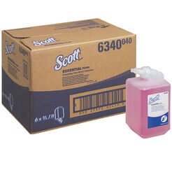 Rosenfarbener Schaumseifenspender Kimberly Clark KLEENEX 6 x 1 Liter