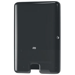 Dispensador de toallas de papel multifold Tork Xpress de plástico negro