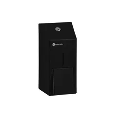 Dispensador de jabón líquido Merida STELLA Black Line 400 ml, acero color negro